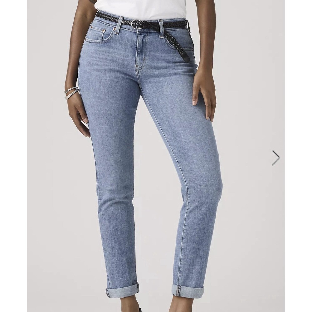 Levi's Sculpt Boyfriend Tapered Leg Mid rise Jeans Size 10 W31 L28 NWT - Picture 3 of 6